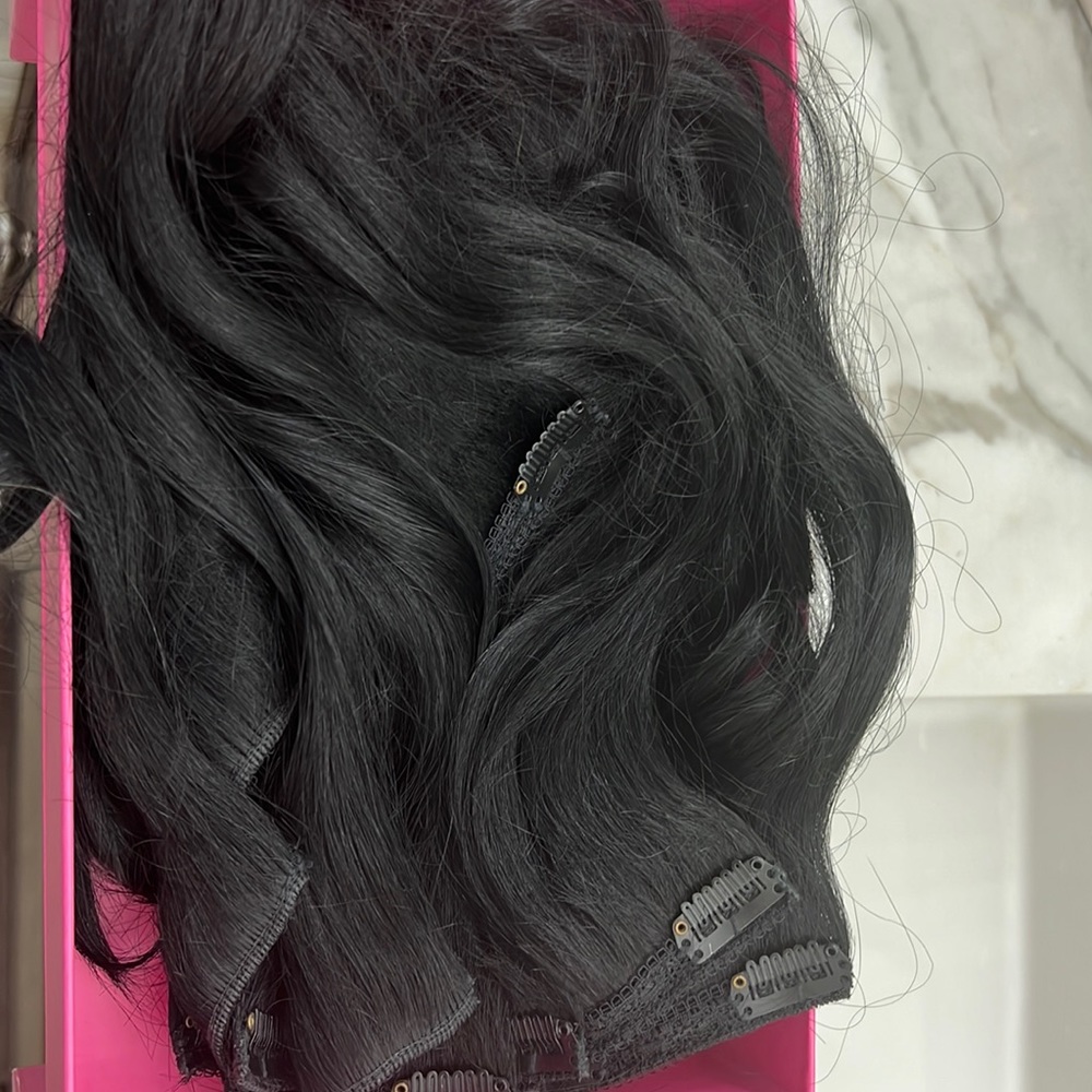 Bellami jet black hair extensions